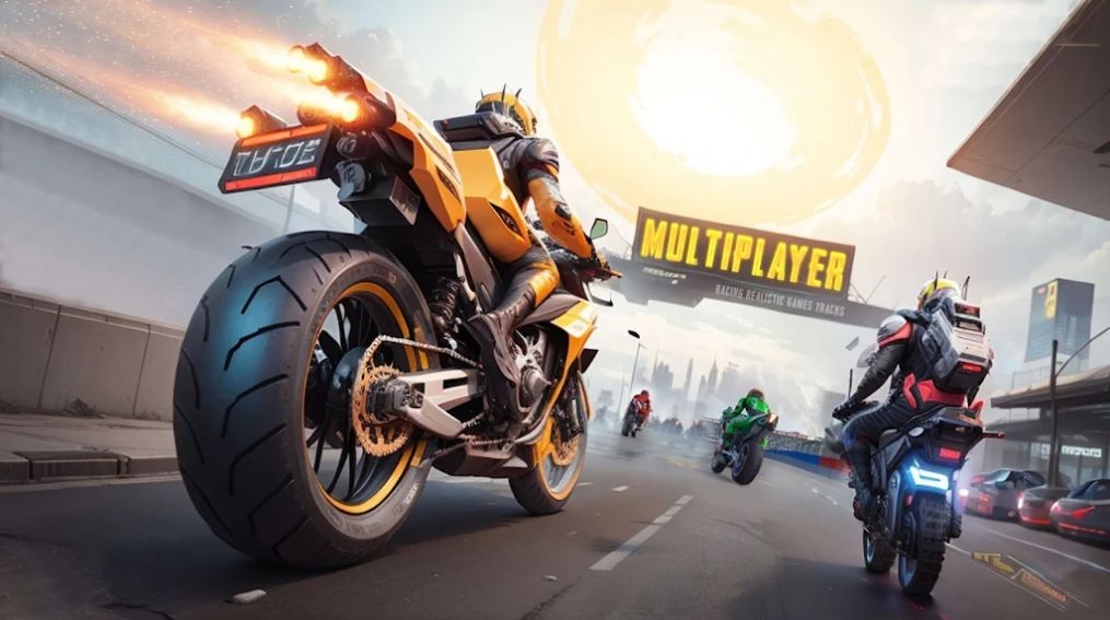 终极多人摩托车竞速游戏MultiplayerBikeRacingGames图3