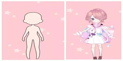 一个换装游戏连内衣都能换的