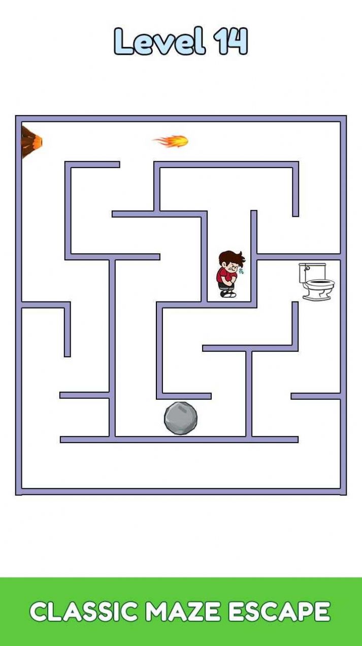 Maze Escape Toilet Rush游戏截图2