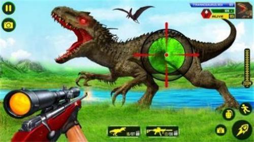 Wild Dinosaur Hunting Attack图1
