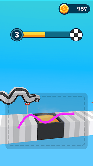 Puzzle Snake Car