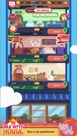 空闲猫咪小屋Idle Kitty House图3