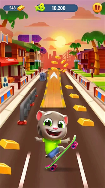 汤姆猫跑酷2国际服TalkingTomGoldRun2图1