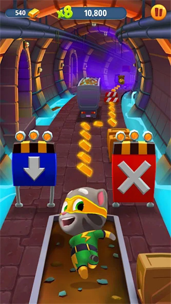 汤姆猫跑酷无敌版TalkingTomGoldRun图2