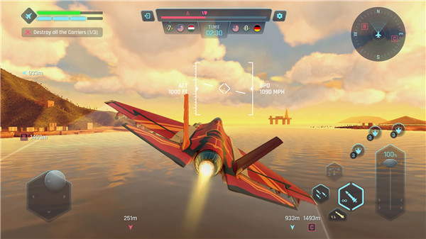 天空战士空战游戏SkyWarriors图1