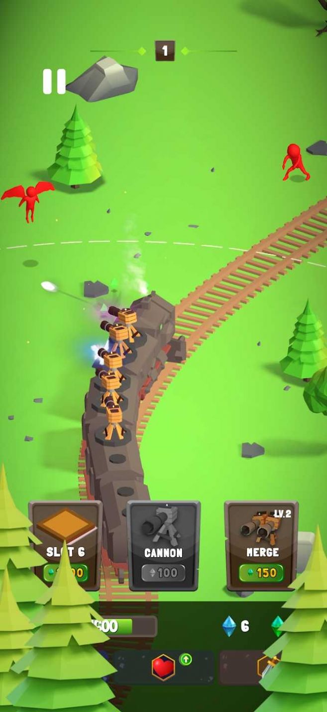 Train Defense: Merge N Fight