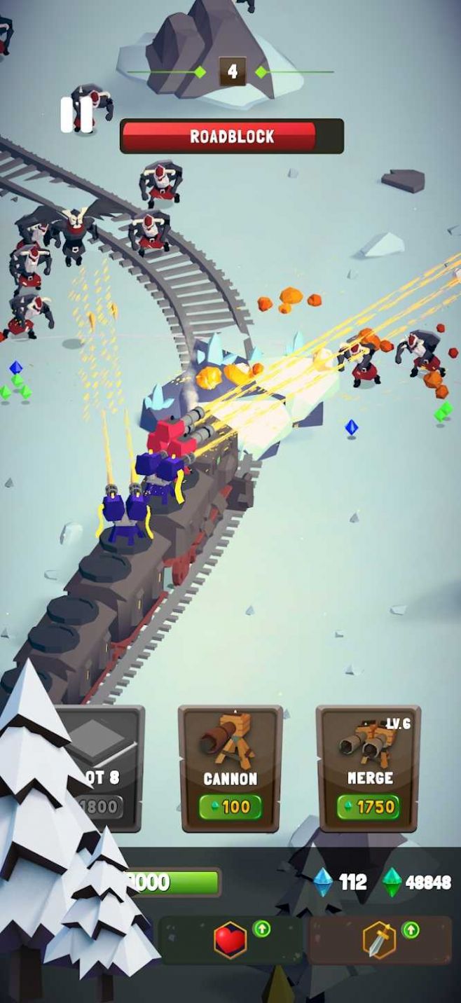 Train Defense: Merge N Fight