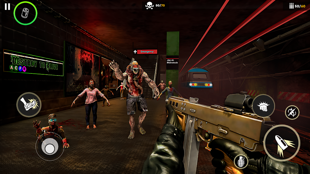 不死僵尸边境射击（Undead Zombie Frontier FPS）图1