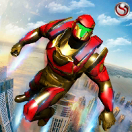 Flying Robot Grand City Rescue游戏