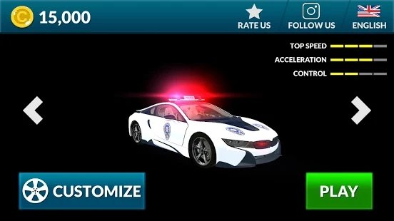 美国i8警车3d(i8 Police Car Game)图2