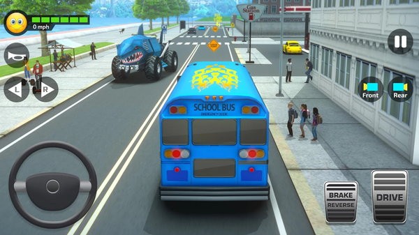 校车巴士接送模拟器（SchoolDriver）图1