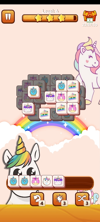 Unicorn Kawaii Tile Match最新版图2