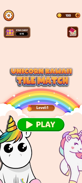 Unicorn Kawaii Tile Match最新版图3