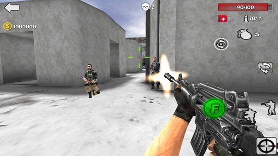 枪射击风暴3D（Gun Strike Shoot）图1