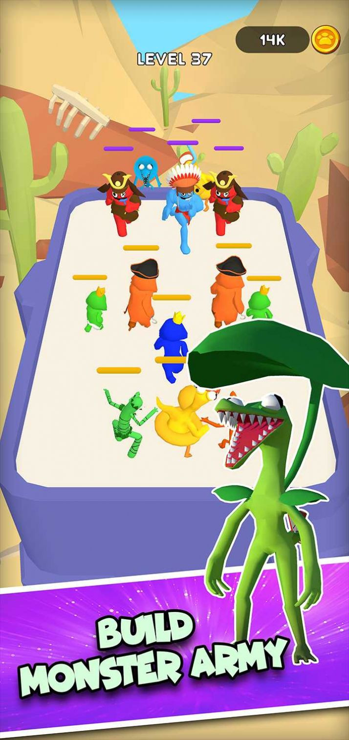 merge rainbow: blue monsters游戏图2