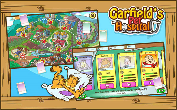 Garfield Pet Hospital游戏图1
