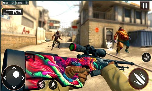 城市僵尸生存狙击射击（City Zombie Survival: Sniper Shooting Games）图2