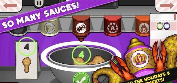 老爹炸鸡翅店(Papa&#39;s Wingeria HD)图2