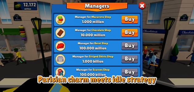 法国商店（Idle French）游戏图2