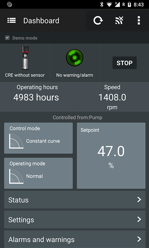 Grundfos GO Remote app图2