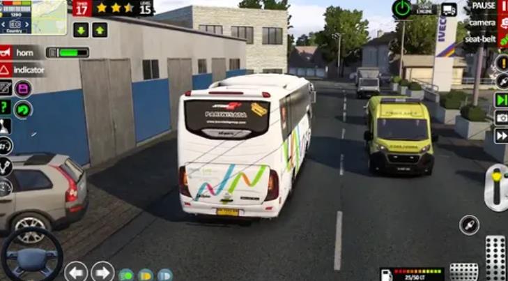 CIty Coach Driving Bus Game 3D最新版图3