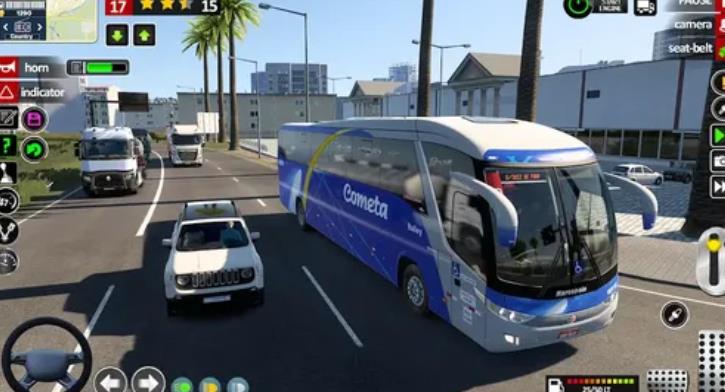 CIty Coach Driving Bus Game 3D最新版图2