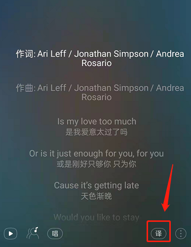 网易云音乐如何关闭歌词中文翻译