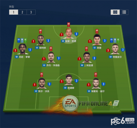 FIFAOnline4343战术板推荐FIFAOnline4343阵型详解