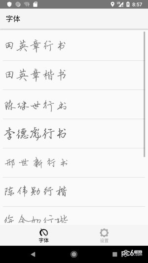 钢笔书法字典app截图7