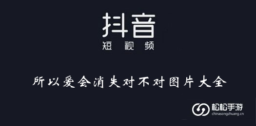 抖音所以爱会消失对不对图片大全