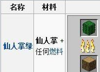 我的世界手游仙人掌怎么合成仙人掌合成方法详解