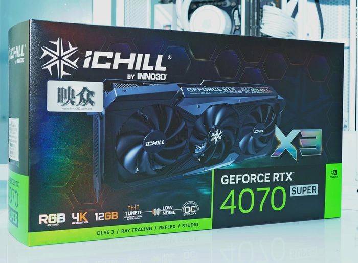 越级散热霸气外露映众RTX4070SUPER超级冰龙开箱