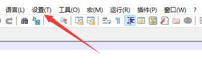 代码编辑器Notepad++设置光标宽度方法