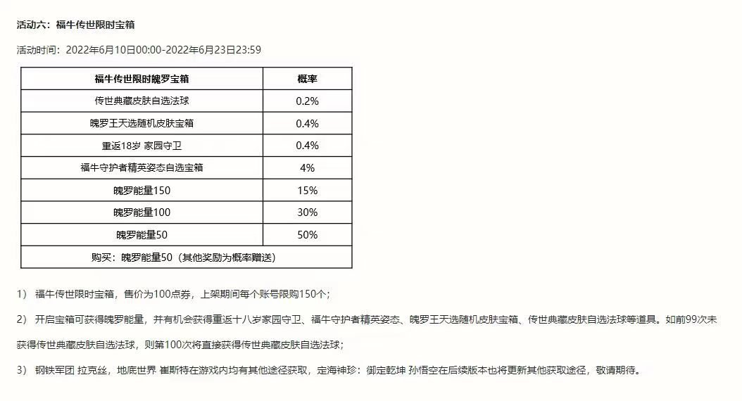 新版本福牛传世宝箱上线欢乐加倍同时杜绝消极游戏