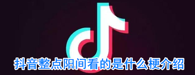 抖音整点阳间看的是什么梗介绍