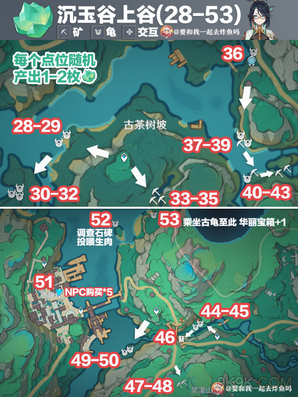 原神清水玉采集路线大全一览