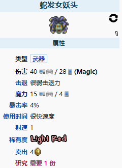 泰拉瑞亚蛇发女妖头怎么样蛇发女妖头属性介绍