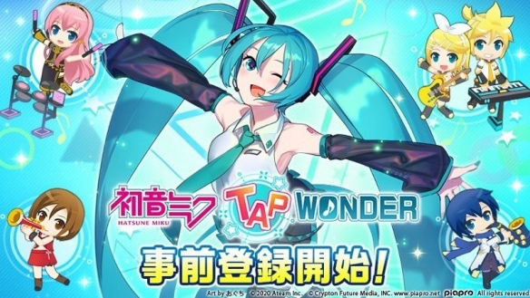 初音未来手游新作初音未来-TAPWONDER