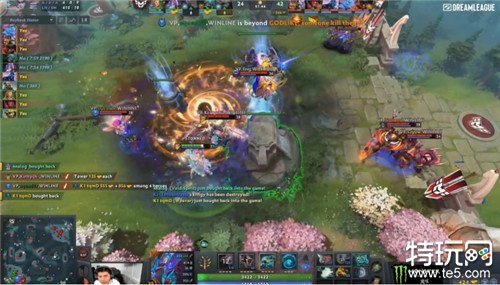 DOTA2梦幻联赛22季小组赛A组老牌战队VP