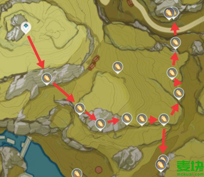 原神琥珀石分布图琥珀原神位置采集原神琥珀石具体位置介绍