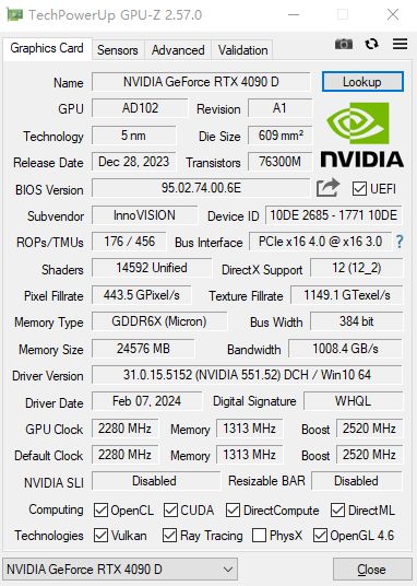 旗舰级AI和游戏不二之选！映众RTX4090D超级冰龙测试