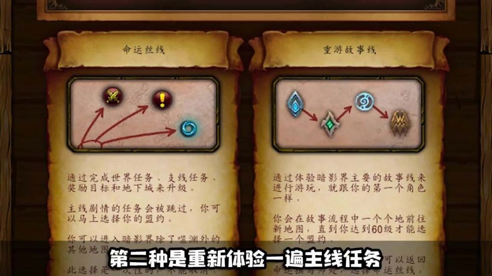 魔兽世界9.0命运丝线和重游故事线哪个升级快