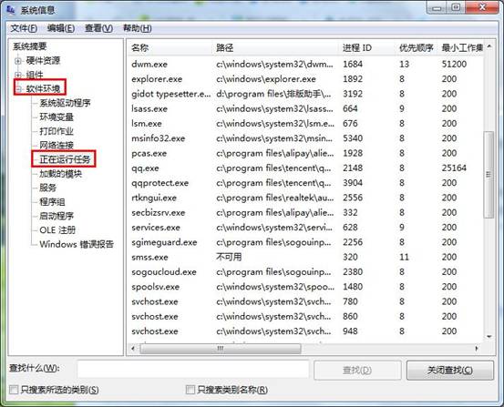 win7系统找出后台运行程序的操作方法