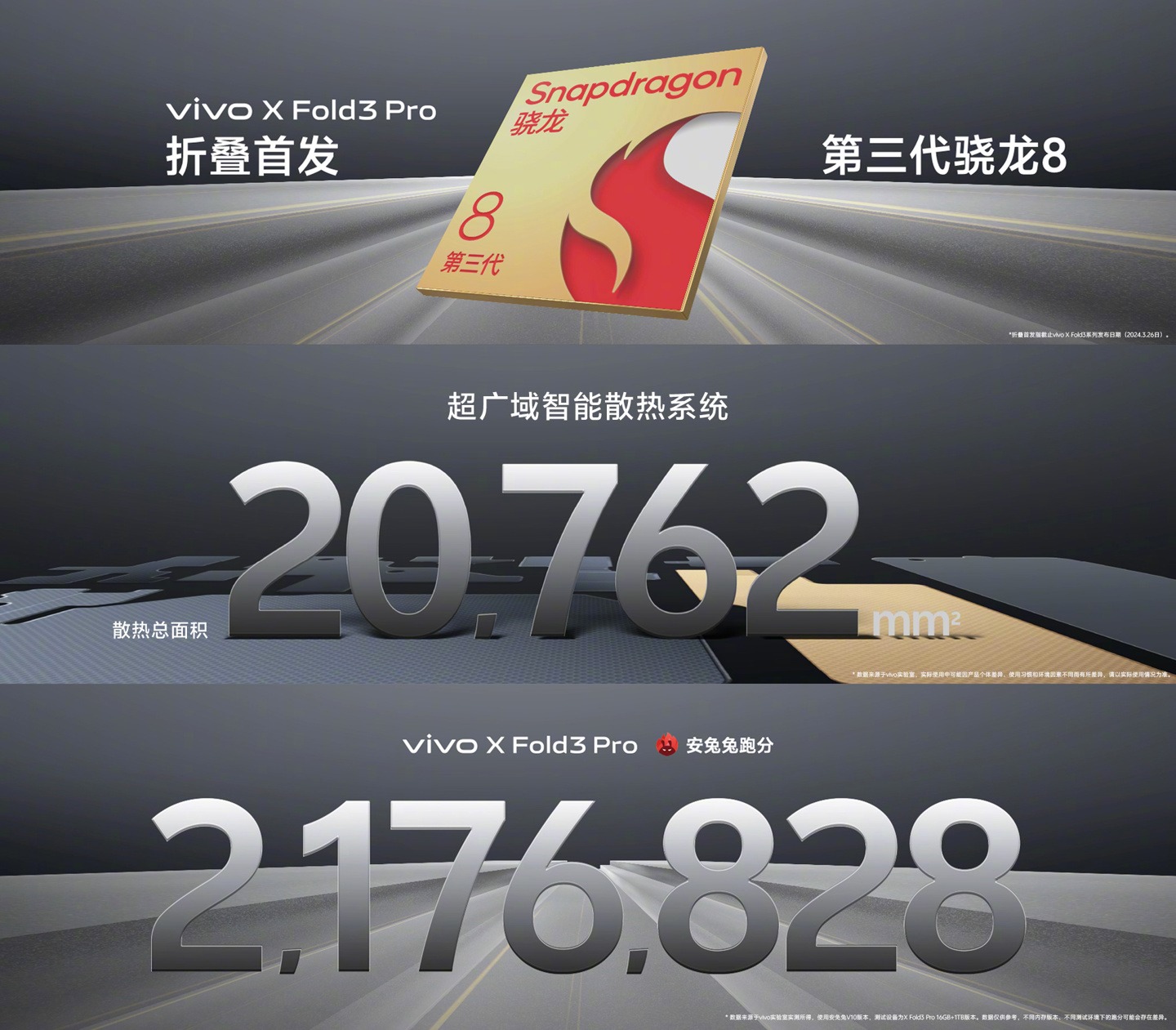 比直板旗舰还轻！vivoXFold3系列正式发布：售价6999元起