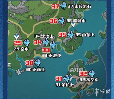 原神4.2水神瞳位置汇总