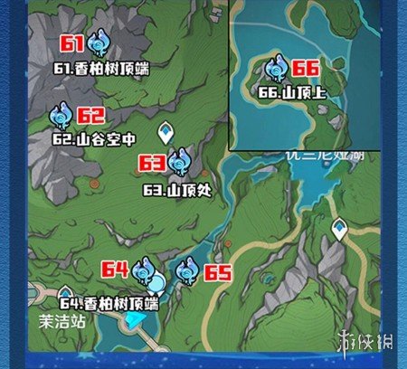 原神4.2水神瞳位置汇总