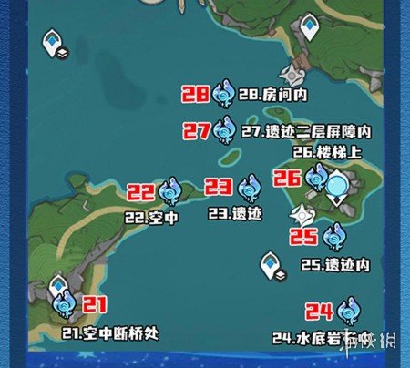 原神4.2水神瞳位置汇总