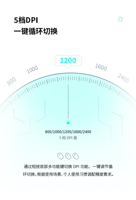 多设备智慧联动详解雷柏M100G2024版多模式无线鼠标