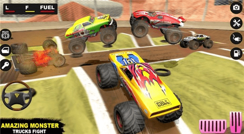 德比沙漠卡车MonsterDerbyTruckFighting截图4