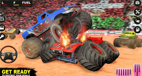 德比沙漠卡车MonsterDerbyTruckFighting截图5